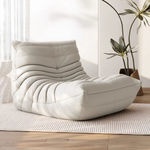 居家紅色懶人沙發